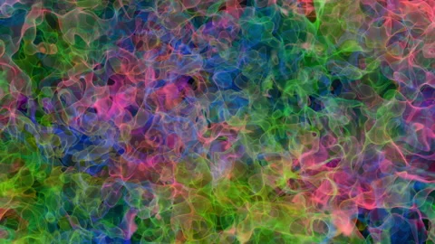 Colorful Wavy Multicolor Liquid Backdrop Video stock 145387338