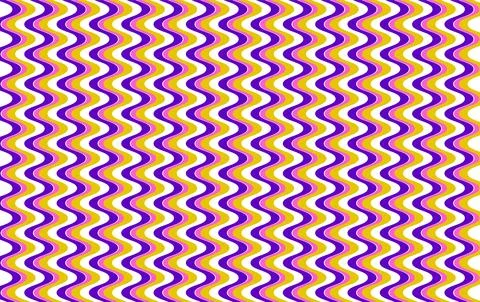 Colorful Wavy Pattern Background With Pink Purple and Yellow Retro Waves fo.. 스톡 일러스트
