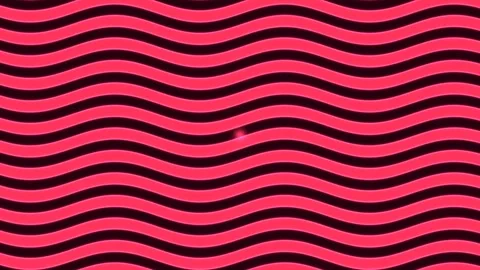 Colorful wavy pattern on a black background in a dynamic Stock Footage 338080374