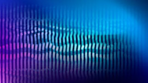 Colorful wavy patterns with stripes create a vibrant background design for .. Illustrazione stock