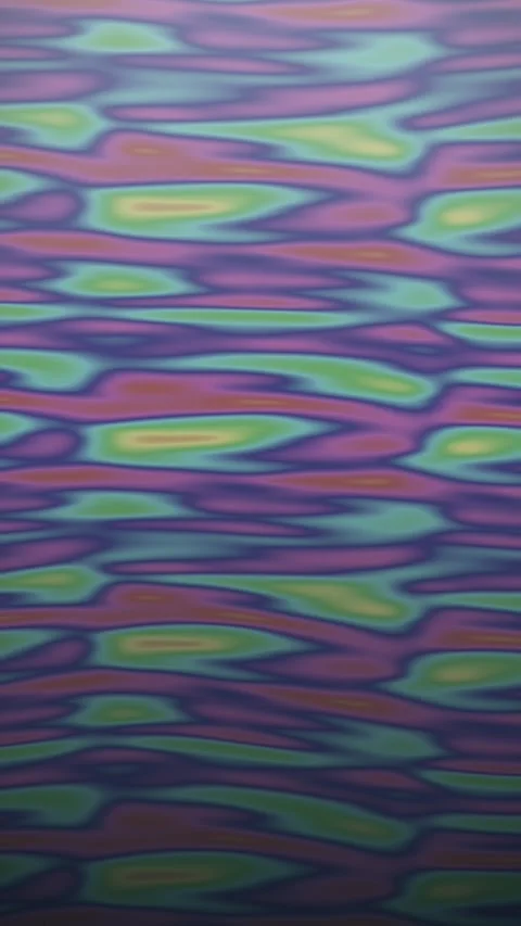 Colorful wavy patterns on textured surface. 2d animation Stock Footage 344380069