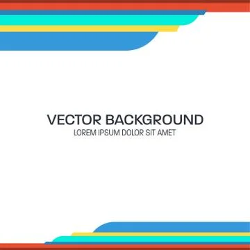 Colorful Wavy Vector Background Ilustración de archivo