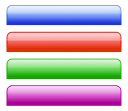 Colorful web bars, tabs, buttons Stock Illustration