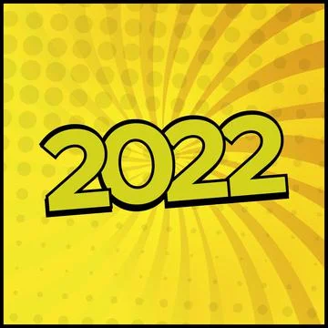 Colorful Web Template Comic Zoom New Year 2021 - Vector Illustrazione stock
