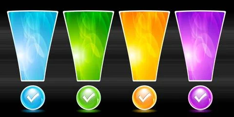 Colorful website elements. Eps 10 vector Colorful website elements. Eps 10... Stock Photos