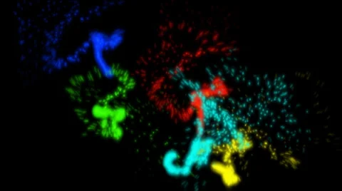 Colorful wiggle Stock-Footage 1084468