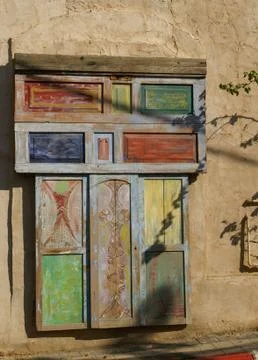 Colorful window Stock Photos