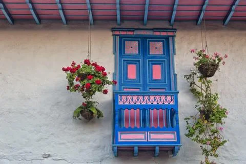 Colorful window Stock Photos