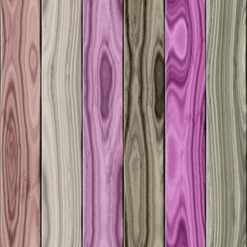 Colorful wooden plank panel - background Stock Illustration