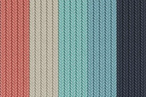 Colorful Wool Knitted Texture Background, tricot pattern in Pastel Colors. .. Illustrazione stock
