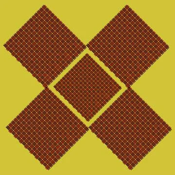 Colorful woven with box pattern Stock-Illustration