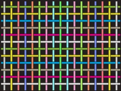A colorful woven pattern Stockillustratie