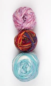 Colorful yarn Stock Photos