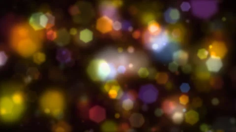 Colorful Yellow Lights Background Видео 37620916
