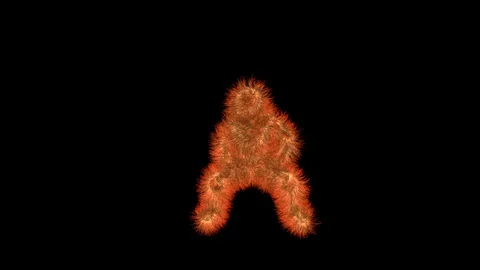 Colorful Yeti Dancing On A Black Background Stock Footage 124142338