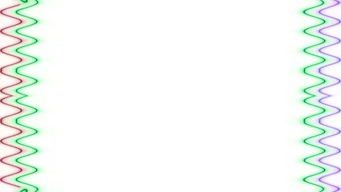 Colorful Zigzag Border Stock Footage 284405000
