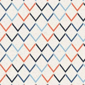 Colorful zigzag chevron pattern with geometric design illustration Stock Illustration