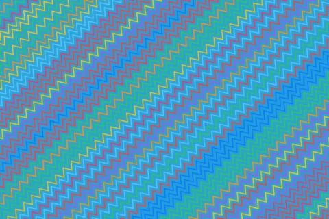 Colorful zigzag pattern background with vibrant lines Stock Photos