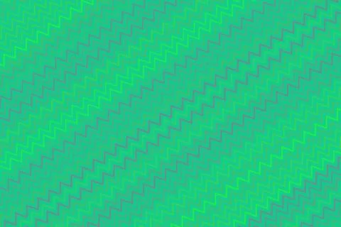 Colorful zigzag pattern with green and pink shades Stock Illustration