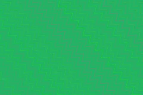 Colorful zigzag pattern on green background Иллюстрация