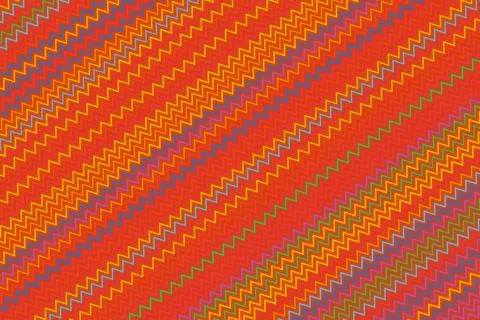 Colorful zigzag pattern with red orange yellow and purple Stock Photos