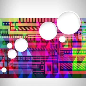 Colorfull abstract design background. vector illustration Stock Illustration