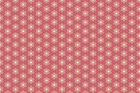 Colorfull abstract pattern that looks like flowers, created from a macro phot Stock Illustration