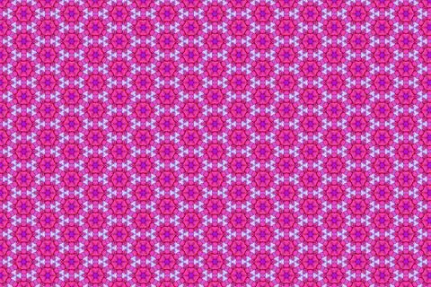 Colorfull abstract pattern that looks like flowers, created from a macro phot Stock Illustration