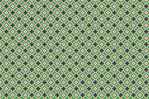 Colorfull abstract pattern that looks like flowers, created from a macro phot Stock Illustration