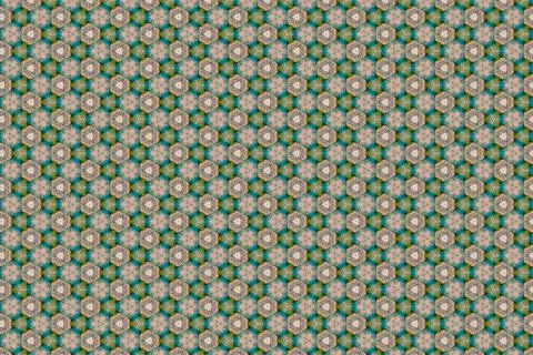 Colorfull abstract pattern that looks like flowers, created from a macro phot Stock Illustration