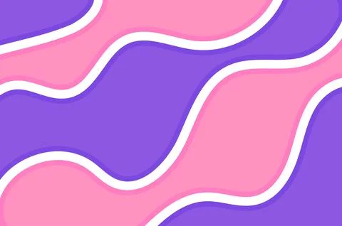 Colorfull Abstract Waves Background Design Stock Illustration
