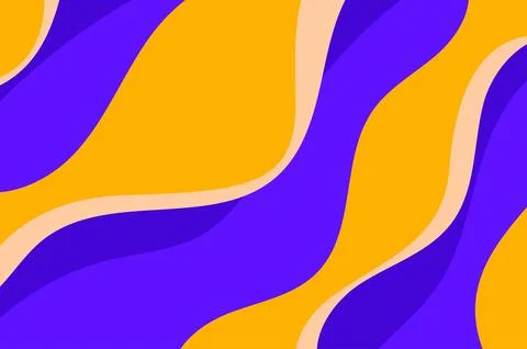 Colorfull Abstract Waves Background Design Stock Illustration