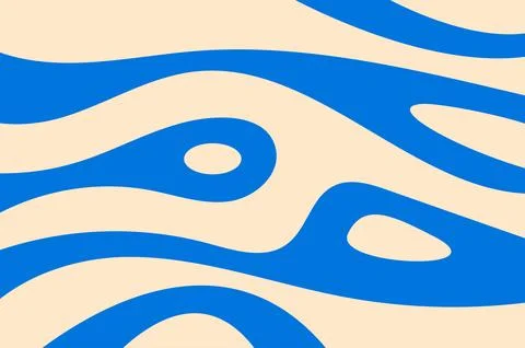 Colorfull Abstract Waves Background Design Stock Illustration