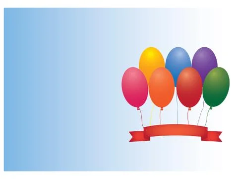 Colorfull balloon vector design Stock Illustration