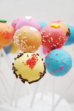 Colorfull cakepop Stock Photos
