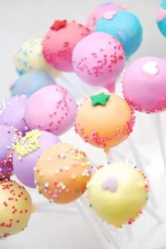 Colorfull cakepop Stock Photos