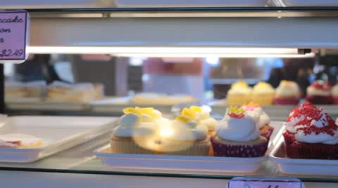 Colorfull cupcakes Stock Footage 22824944