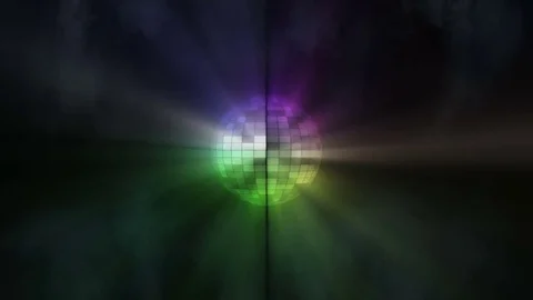 Colorfull Disco Ball Stock Footage 85100819