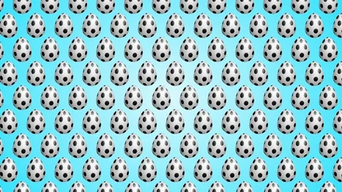 Colorfull eggs Wall animation Stock Footage 234108234