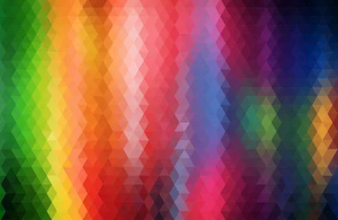 Colorfull Geometric, Polygonal, Triangle pattern background Stock Illustration