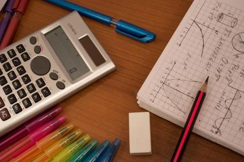 Colorfull mathematics Stock Photos