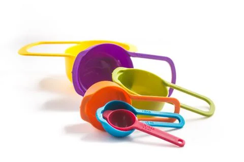 Colorfull Measuring Cup Stock Photos