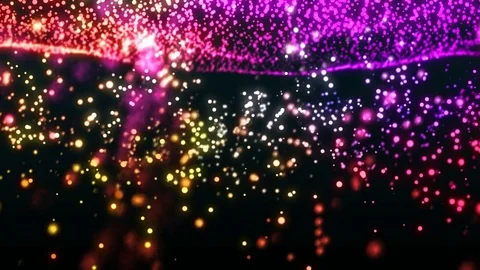 Colorfull particles floating 스톡 동영상 73665160