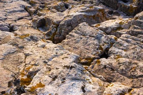 Colorfull sharp stone texture Stock Photos