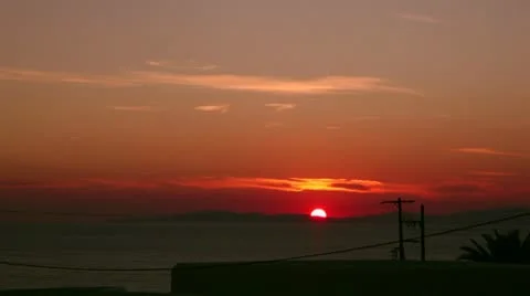 Colorfull Sunset Stock Footage 8847852