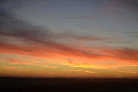 Colorfull sunset Stock Photos