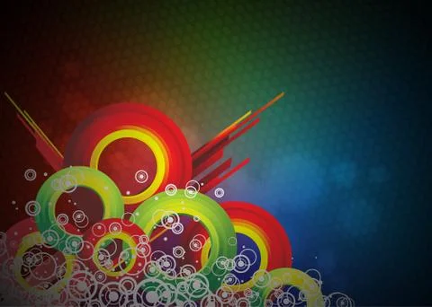 Colorfull vector background design with space for your text. Stock Illustration