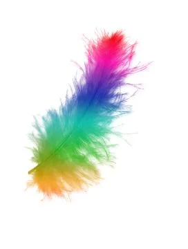 Colorfully feathers background - High resolution Foto stock