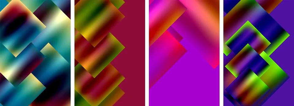 Colorfulness in Rectangle and Violet Pattern on a Pink background 스톡 일러스트