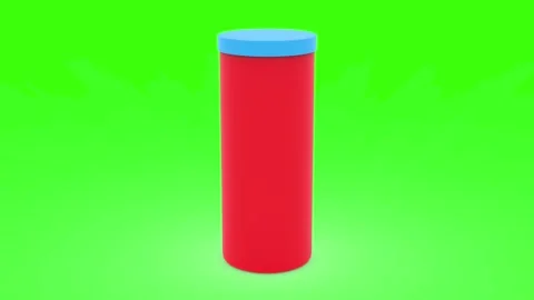 Colorfurl Plastic Box Stock-Footage 347011061